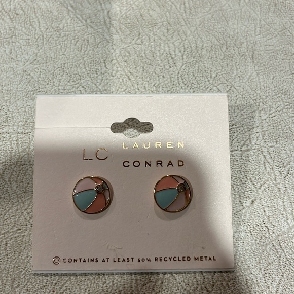 Lauren Conrad beach ball earrings brand new - Picture 1 of 1